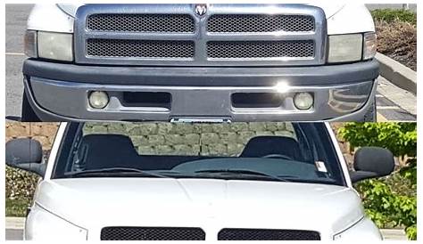 Compatible with 19992001 Dodge Ram Sport Billet Grille Combo N19