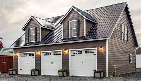 2 Car Garage With Loft Apartment Kit Beaver Homes And Cottages
