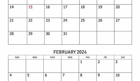 2024 Printable Calendar With Holidays