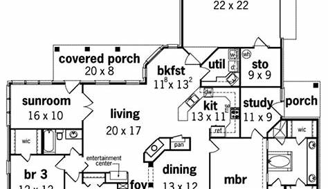 House Plan 1421092 4 Bdrm, 2,000 Sq Ft Acadian Home ThePlanCollection