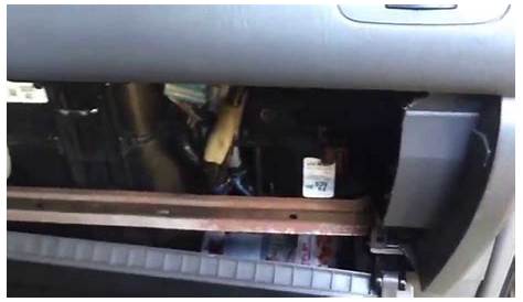 2008 Honda Odyssey Stuck or Broken Glove Box Latch Removal Tips - YouTube