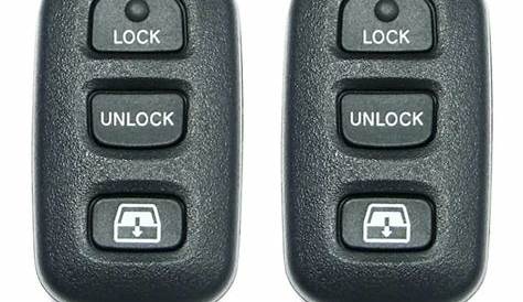 Remotekey remote key fob 3 button with panic for Toyota Sequoia 4