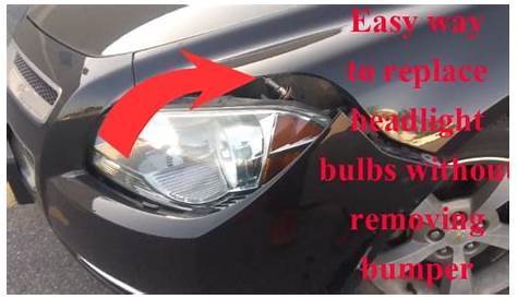 2010 Chevy Malibu Headlight Bulb Replacement Headlight bulb