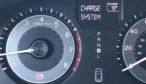 2011 Honda Odyssey Check Charging System Light