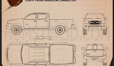 2011 Toyota Tacoma Double Cab Dimensions