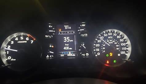 2011 Toyota Tundra Warning Lights