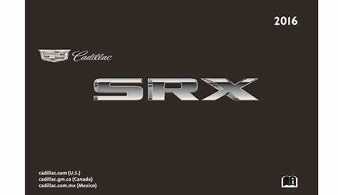 2012 Cadillac Srx Manual