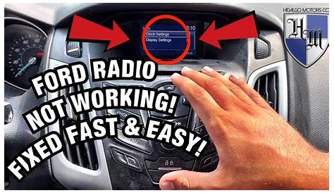 2014 Ford Escape Radio No Sound