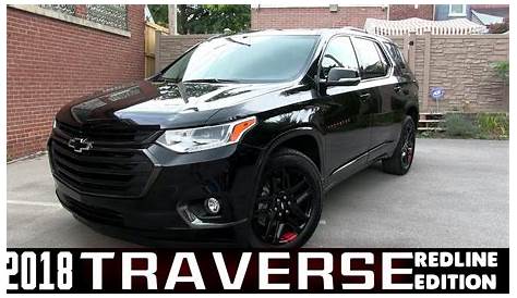 2018 Chevy Traverse Redline Black Price First Drive Chevrolet Canadian Auto Review
