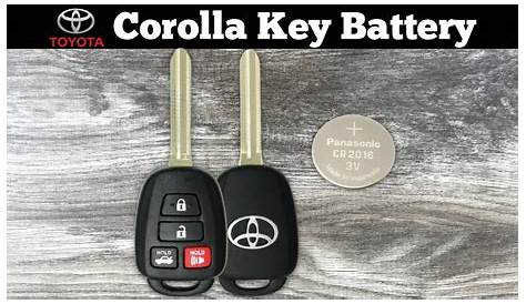 2018 Toyota Corolla Key Battery Type