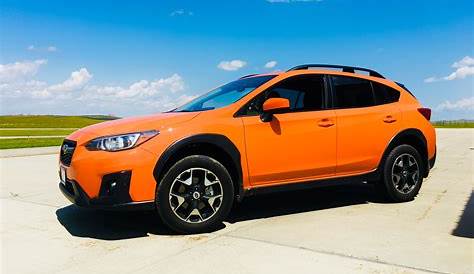 2021 Orange Subaru Crosstrek