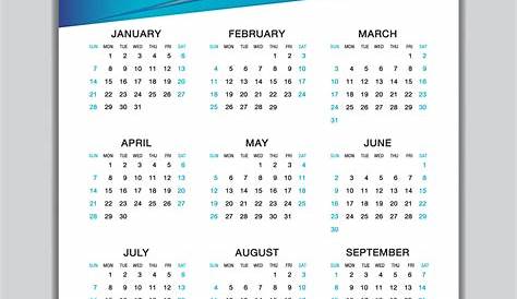 PRINTABLE 2024 Wall Calendar Digital PDF Instant Download - Etsy in