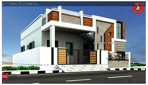 2050 House Front Elevation Single Floor Designs In 2020 Small
