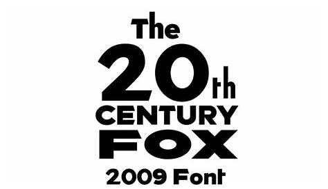 My 20th Century Fox Font Collections - YouTube