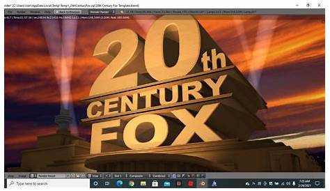 20th century fox intro template