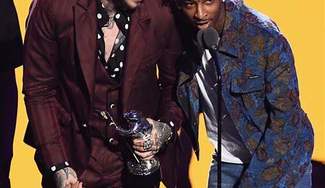 Post Malone and 21 Savage | Best Pictures From the 2018 MTV VMAs