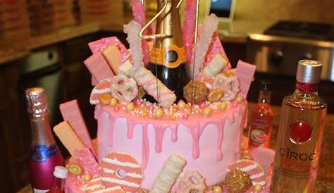21st birthday cake | 21st birthday cakes, 21st birthday cake alcohol