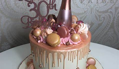 Rose Gold drip 21st Birthday cake | Sweet 16 birthday cake, 21st