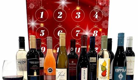 24 Days of Christmas Wine Advent Calendar Tree Mini Wine Etsy