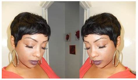 27 Piece Hairstyles Tutorial Pixie Short Wig Using Hairdetailed Short Wig Youtube