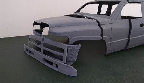 3D model Dodge Ram 1500 2nd gen STL files Printable Body 3D Print