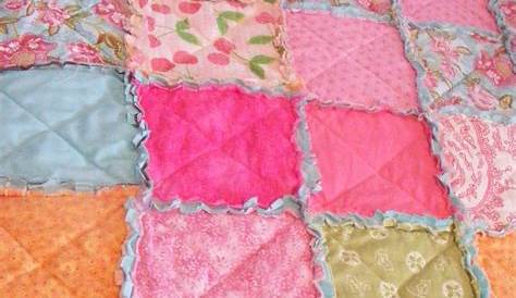 3 Fabric Rag Quilt Patterns Yellow Cottage Country Cotton