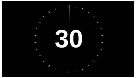 30 Minute Countdown Timer Gif 35+ Trends For 20 Sec With Music Detodounpoco