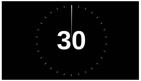 30 Minute Timer Gif Sec 5 » GIF Images Download