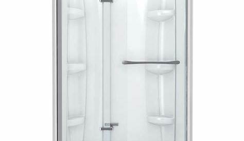 One piece shower stall with seat 2021