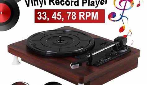 33 45 78 Rpm , , RPM Record Player Antique Gramophone Turntable
