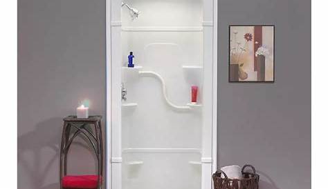 Single-Piece Curbed 36" x 36" x 79" Shower | Curbed Threshold, 5" Curb