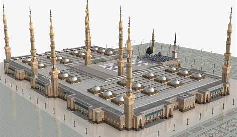 Nabawi Mosque 3D model by agrees_putra [494ca14] Sketchfab