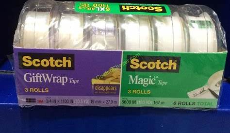 3M Scotch Magic Tape & Gift Wrap Tape, 6 ct - Brunswick Cart