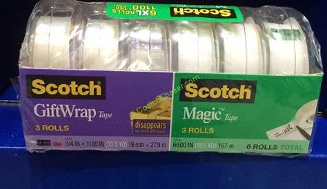 3M Scotch Magic Tape 810, 19mm x 33m - 3/4inch x 36yards - Office One LLC