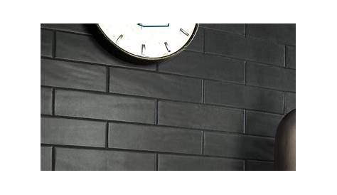 Lava Stone Black 3x12 Subway Tile in 2021 Silver tile, Lava stone