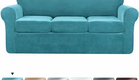 Stretch Velvet Sofa Cover Slipcovers Waterproof Couch Cushion Cover