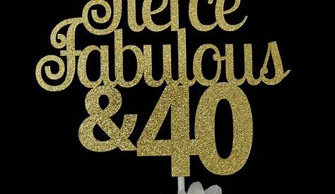 40th birthday cake topper by suzy q designs | notonthehighstreet.com