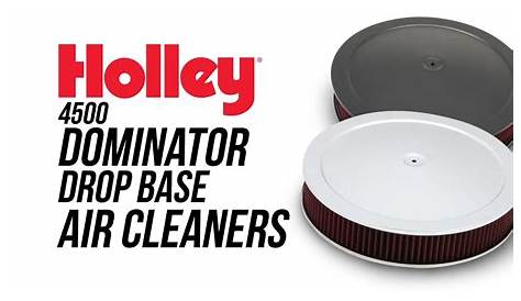 New Drop Base 16" x 3.5" Chrome Dominator Air Cleaner for 7.25" 4500