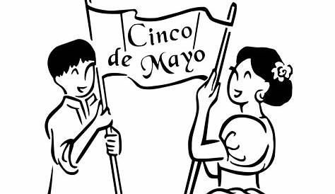 Dibujos para colorear México 5 de Mayo - Jugar y Colorear