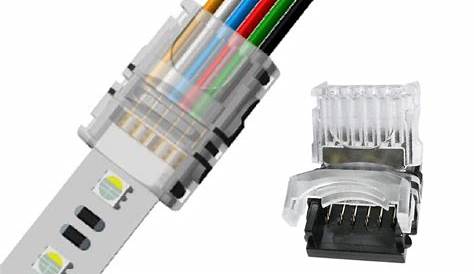 5 Pin Led Connector Buy Male Solder Plug For RGB LED Strip
