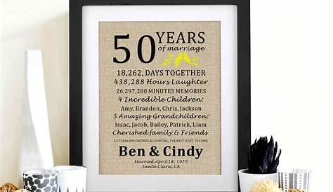 50 Year Anniversary Gift Traditional th Fifty Wedding
