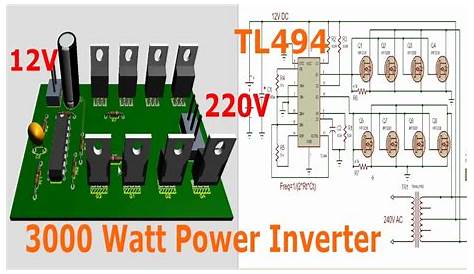 5000 Watt Inverter Circuit Diagram Rangkaian PURE SINE WAVE WATT SHEMS