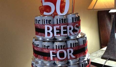 50th birthday beer cake Birthday Beer Cake, 50th Birthday Men, Birthday
