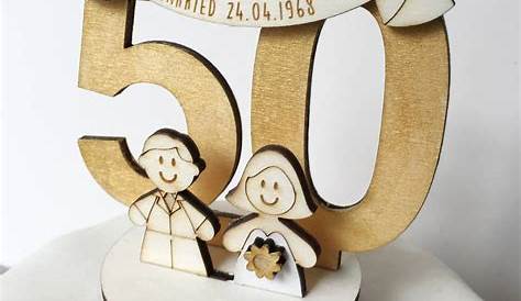 50th Wedding Anniversary Cake Toppers - The Wedding SpecialistsT