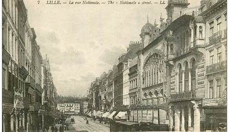 CPA FRANCE 59 "Lille, Rue Nationale" | 59 nord : lille (59) | Ref: 1641
