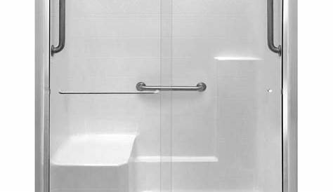 One Piece Shower With Molded Seat | Bruin Blog