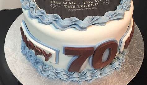 70th birthday cake, 60th birthday cakes, Birthday cakes for men