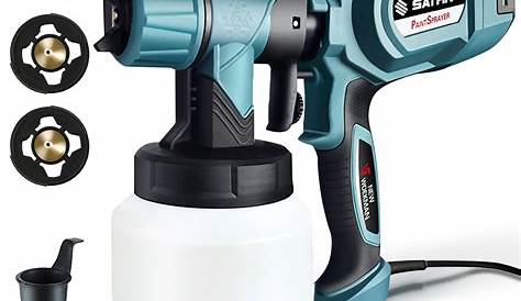 450W Electric HVLP Paint Sprayer Handheld 3-ways Spray Gun w/ 3 Copper