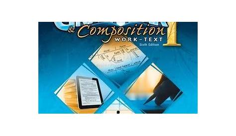Abeka Grammar & Composition I Student Workbook, Tests/Quizzes, Gr. 7