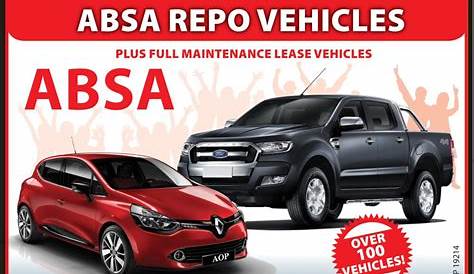 Absa bank repossessed vehicle auctioneers price start biding